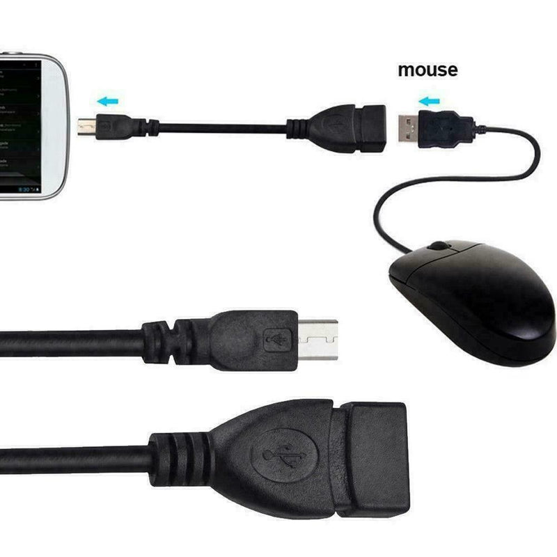 Micro USB Cable Male Host to USB Female OTG Adapter PDA Phone Tablet PC And K0N0