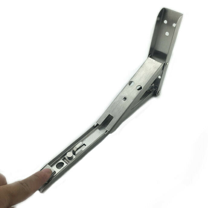 2pcs Rugged Stainless Steel Folding Bracket e Wall Bracket 90 degree Telesc X8V6