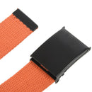 Unisex Canvas Strap Canvas Belt with Buckle (orange)