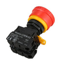 AC 600V 10A Red Sign Mushroom Emergency Stop Push Button Switch W5D1