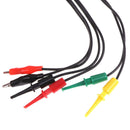 2 Alligator Clips 2 Banana Plugs 4 Hook Clips Power Supply Test Lead KitsJCAU Gw