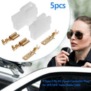 5pcs T-Type 2 Pin DC Power Connector Plug for VHF/UHF Yaesu Radio Cable