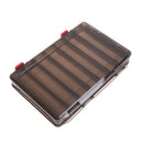 14 Compartments Fishing Box Bait Lure Hook Storage Double Side V Shaped Tackle