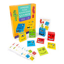 Montessori Expression Puzzles Wooden Face Changing Logical Thinking Training