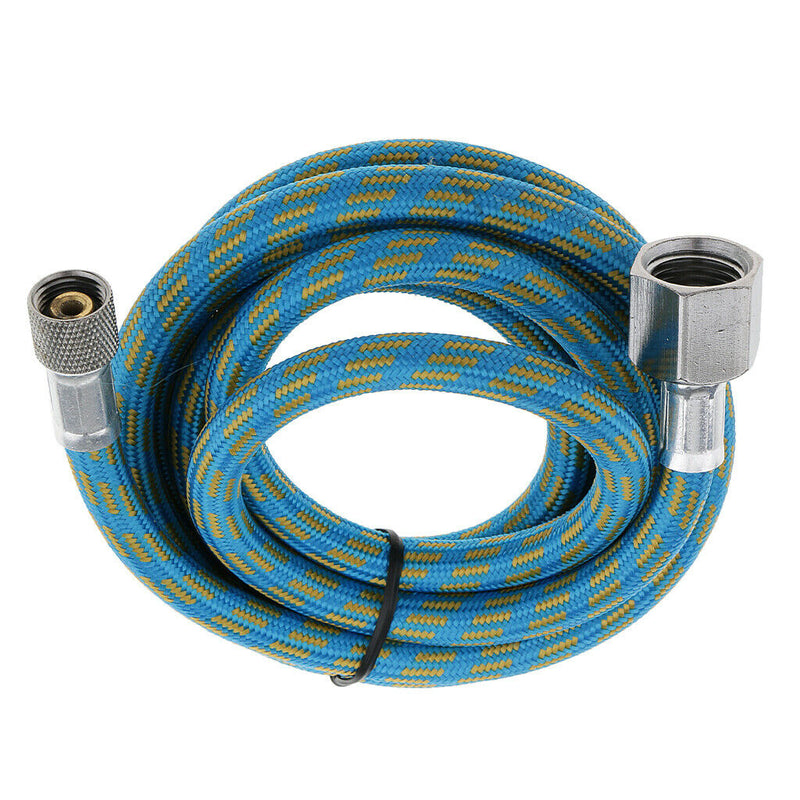 1.5m 1/8" to 1/4" Spray Pen Woven Braided Nylon Airbrush Air Hose Tube