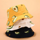Parent-Child Hat Small Fresh Literary Avocado Fisherman Hat Women Summer Ou
