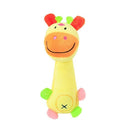 Funny Animal Shape Cute Pet Puppy Dog Toys Soft Plush Sound Squeaky Giraffe K1C8