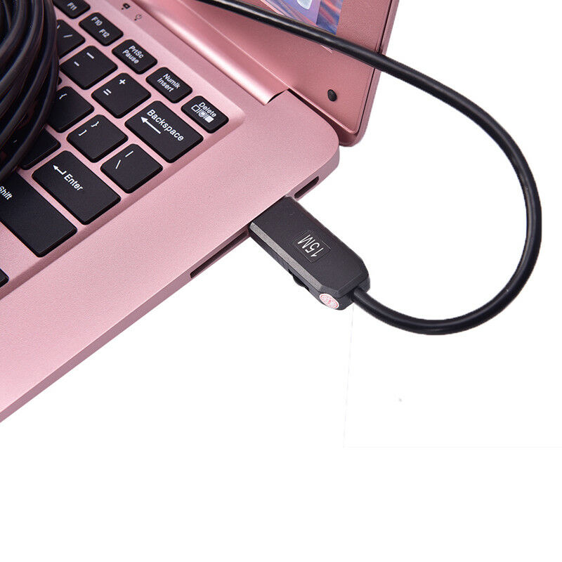 Pipe Inspection Camera Endoscope Video15m/50 Ft Sewer`Drain CleanerWaterproo Bj