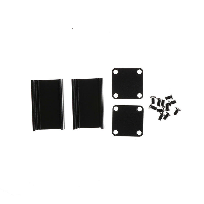 40*25*25mm Extruded PCB Aluminum Box Black Enclosure Electronic Project Case Kw