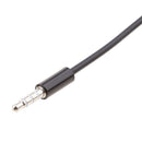 2x High Quality USB Female to 3.5mm Jack Male Audio Converter Cable (Black)