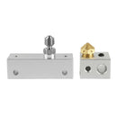 MK10 Heating Block + Brass Nozzle + Cover Kit for Wanhao i3 / i3 Plus