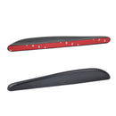 2pcs 12.7" Carbon Fiber Car Bumper Strip Corner Spoiler Fins Protector Guard Bar