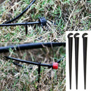 100Plastic Fixed Stem DIY Micro Drip Irrigation System Garden Watering S1K4
