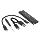 M.2 NVME PCIe to USB3.1 GEN2 M Key Solid State Disk Mobile Type-C SSD Enclosure