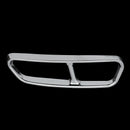 Rear Dual Exhaust Muffler Tail Decor End Pipe Tip Cover Trim For Audi A6 C7 D7D5