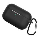 New Silicone Cover Earphone Pouch Silicone Case For AirPods Pro, Black