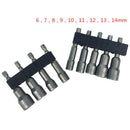 Hexagonal handle sleeve 9 sets  Chromium Vanadium Steel Durable fgd BTL