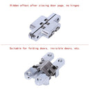 Practical Hinge Cross Door Hinge Stainless Steel Open 180 degree Door Invis
