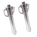 2 Pack Ball Lock Pins Ring Handle Ball Release Stainless Steel Ball 40mm