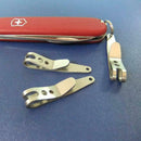 1PC Mini Stainless Steel Pocket Suspension Clip Keys Tools Keychain Load Holder