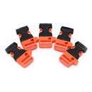 5pcs Survival Whistle Buckle Plastic Buckles For Paracord Bracelet/ Backp NMCATO