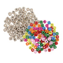 200pcs Wooden Alphabet Letters Loose Cube Beads for Beading Crafts 10mm