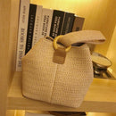 Summer Women Handbag Fashion Straw Bags Ladies Beach Straw Bag Female Ratta J6H7