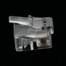 100Pcs 6P4C Phone Modular Telephone Cord Connectors Adapter Crimp RJ11