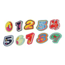 10pcs /Set 0-9 Number Embroidery Patches Applique for Sewing Crafts