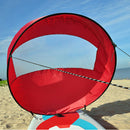Foldable Kayak Boat Wind Sail Sup Paddle Board Sailing Canoe stroke Rowing Boat-