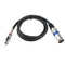2pcs Phono RCA to XLR Adapter Plug Microphone Audio Converter Cable