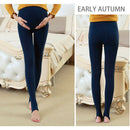 Pregnant Women Winter Warm Maternity Stretchy Skinny Leggings Nursing High Pants