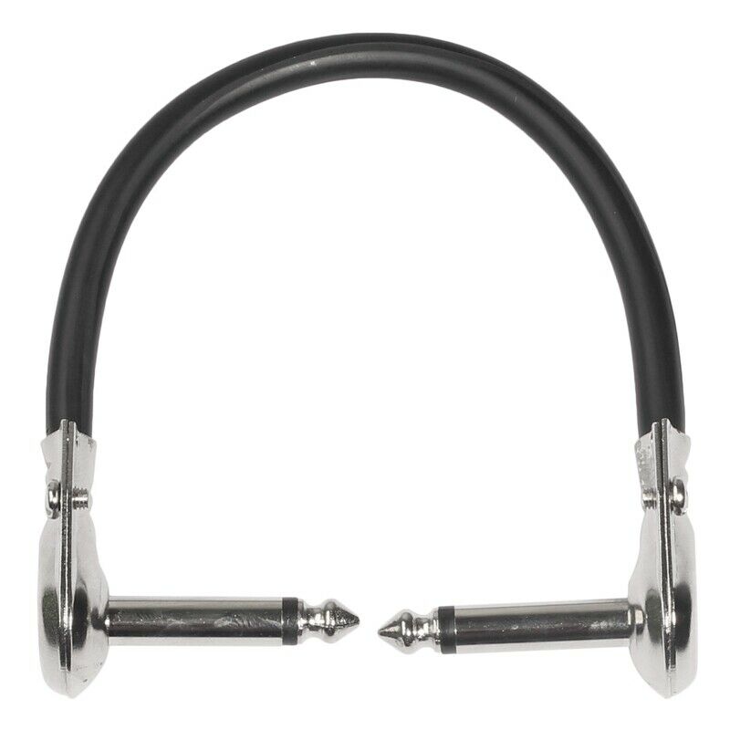 3Pcs 15Cm/ 6In 6.35Mm Male Guitar Effect Pedal Instrument Patch Cable 1/4 I