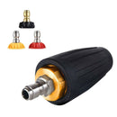 Quick Connect Turbo Hot/Cold 3600 PSI Rotating Spray Nozzle with 4 Spray No