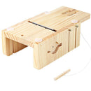 1X(Household Wooden Soap Cutter Box Pine Material Balancing Apparatus Accur