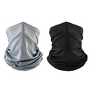 Seamless Cycling Face Cover Sport Scarf Headscarf Headwear Balaclava Black