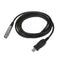 USB To XLR Microphone Cable 3 Pin Mic Link Converter Cable Studio Audio Cable