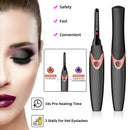Electric Heated Eyelash Curler Long Lasting Eye Lashes Curling Brush Tools