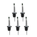 5 x Liquor Spirit Pourer Flow Wine Bottle Pour Spout Stopper Stainless
