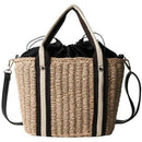 Casual Wild Shoulder Beach Bag Rattan Beach Straw Bag Messenger Bag