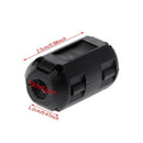5Pcs 5mm Clip-On Ferrite Ring Core Noise Suppressor EMI RFI Clip Cable