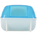 5X(Pet Hamster Bathroom Bath Sand Room Sauna Toilet Blue White 10x7x7cm R6Z7)