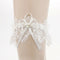 Wedding Party Pearls Bowknot Lace Flower Garter Thigh Ring Party Accessories