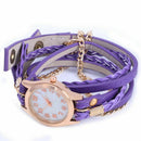 Hand-woven Wrapped Bracelet Women Watch Ladies Quartz Watch Casual Women Wr