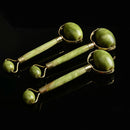 Natural Jade Stone Face Massager Roller Spa Head Neck Facial Skin Care Tool  Kw