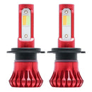 1 Pair Car Auto Motorcycle 3000K 6000K 8000K 4200LM COB LED Fog Tail Light Bulbs
