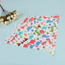 1set Dinosau theme party happy birthday paper banner bunting flags party decor3C