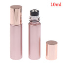 10ml  Essential Oil Bottles Roll on Glass Roller Ball Refillable Empty ContaS Hn