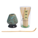 Japanese Style Matcha Tea Whisk Set Exquisite Gift for Tea Lovers Blue