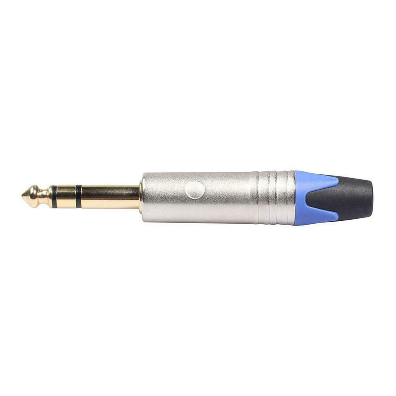 6.35mm Stereo Metal 1/4 inch Connector 6.5mm Male Audio Plug Solder Adapter